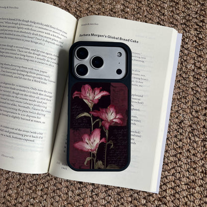 Lilies Midnight Garden iPhone Case
