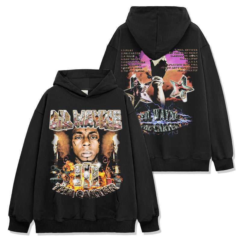 Lil Wayne Montage double-sided Hoodie