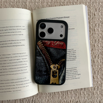Lucky You Jeans iPhone Case