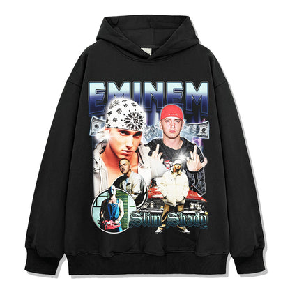 Eminem Slim Shady Blue Montage Hoodie