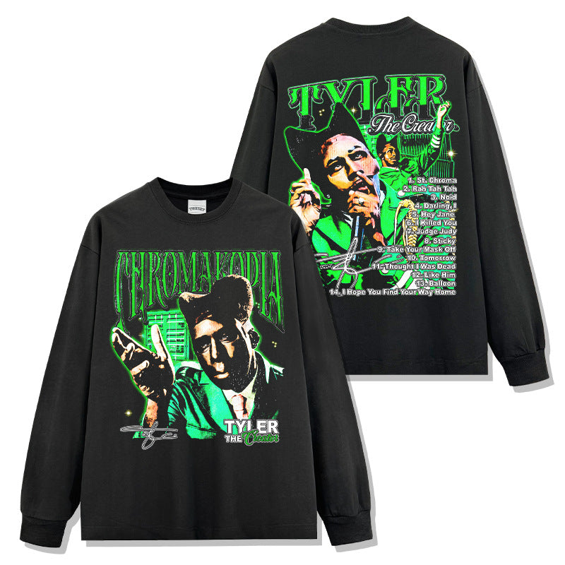 Tyler The Creator Green Chromakopia Sweatshirt