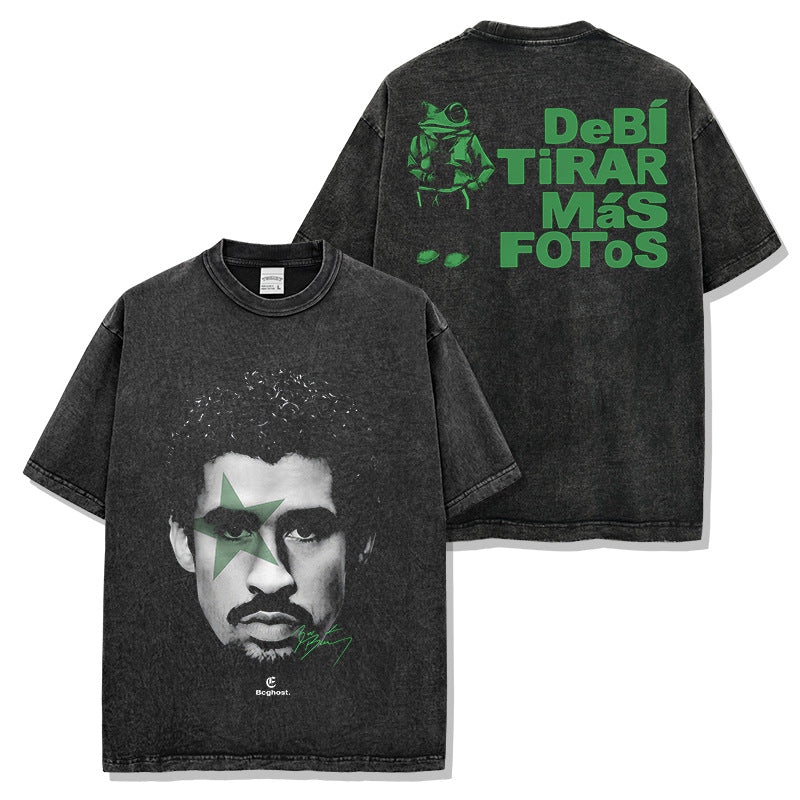 Bad Bunny DeBÍ TiRAR MáS FOToS Green Design T-shirt / Hoodie / Sweatshirt