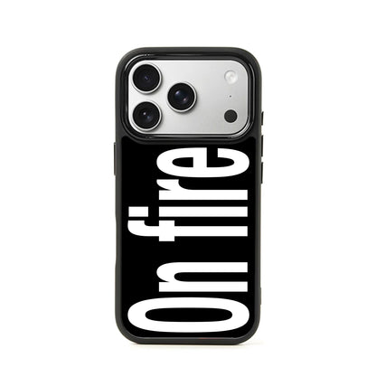 On fire iPhone Case