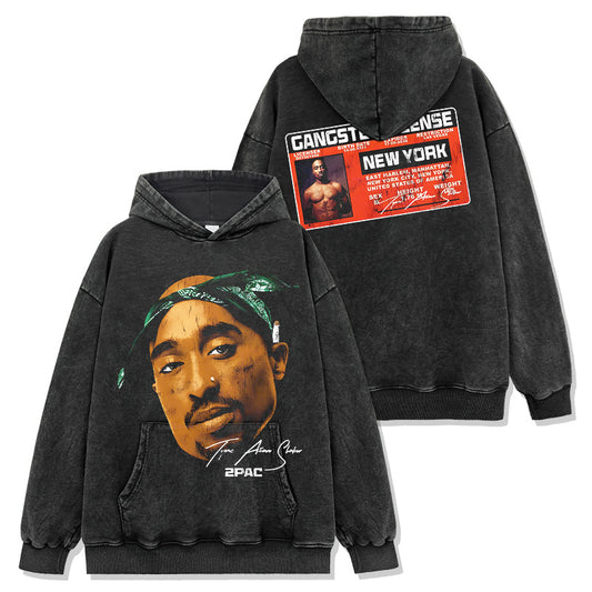 2pac Tupac Gangster license Hoodie