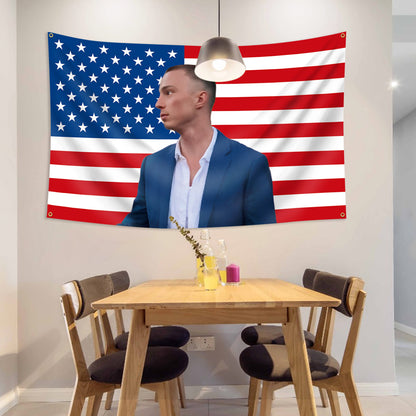 Drew Starkey Rafe Cameron USA Flag Tapestry