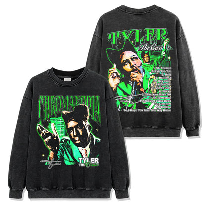 Tyler The Creator Green Chromakopia Sweatshirt