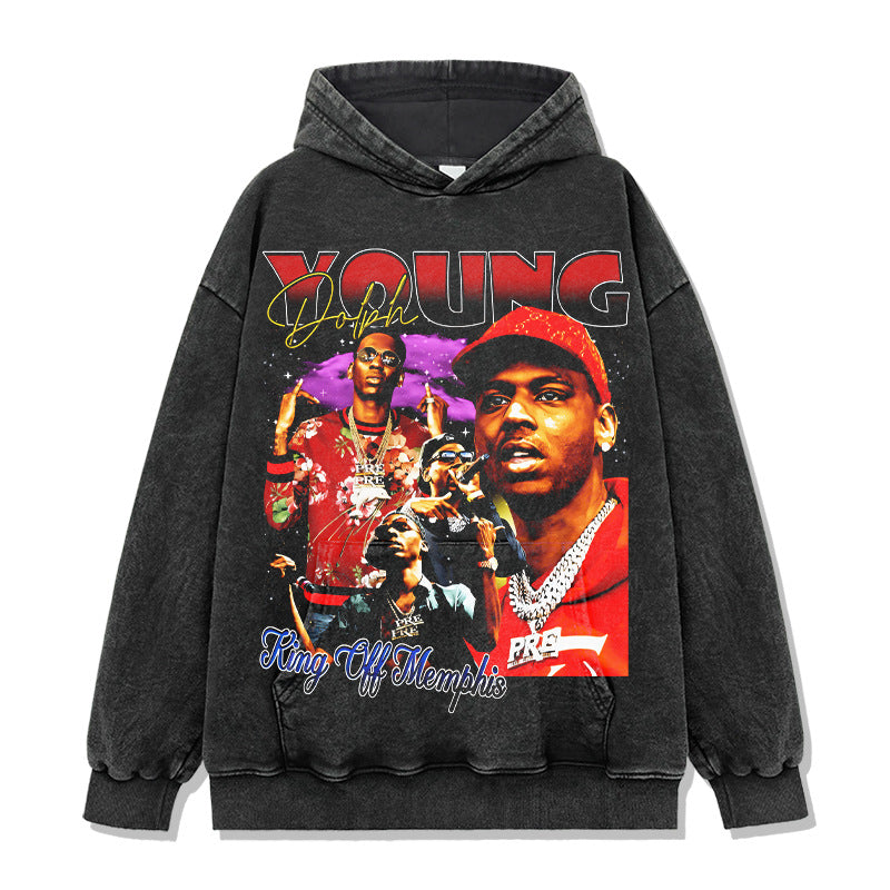 Young Dolph Red Montage Hoodie