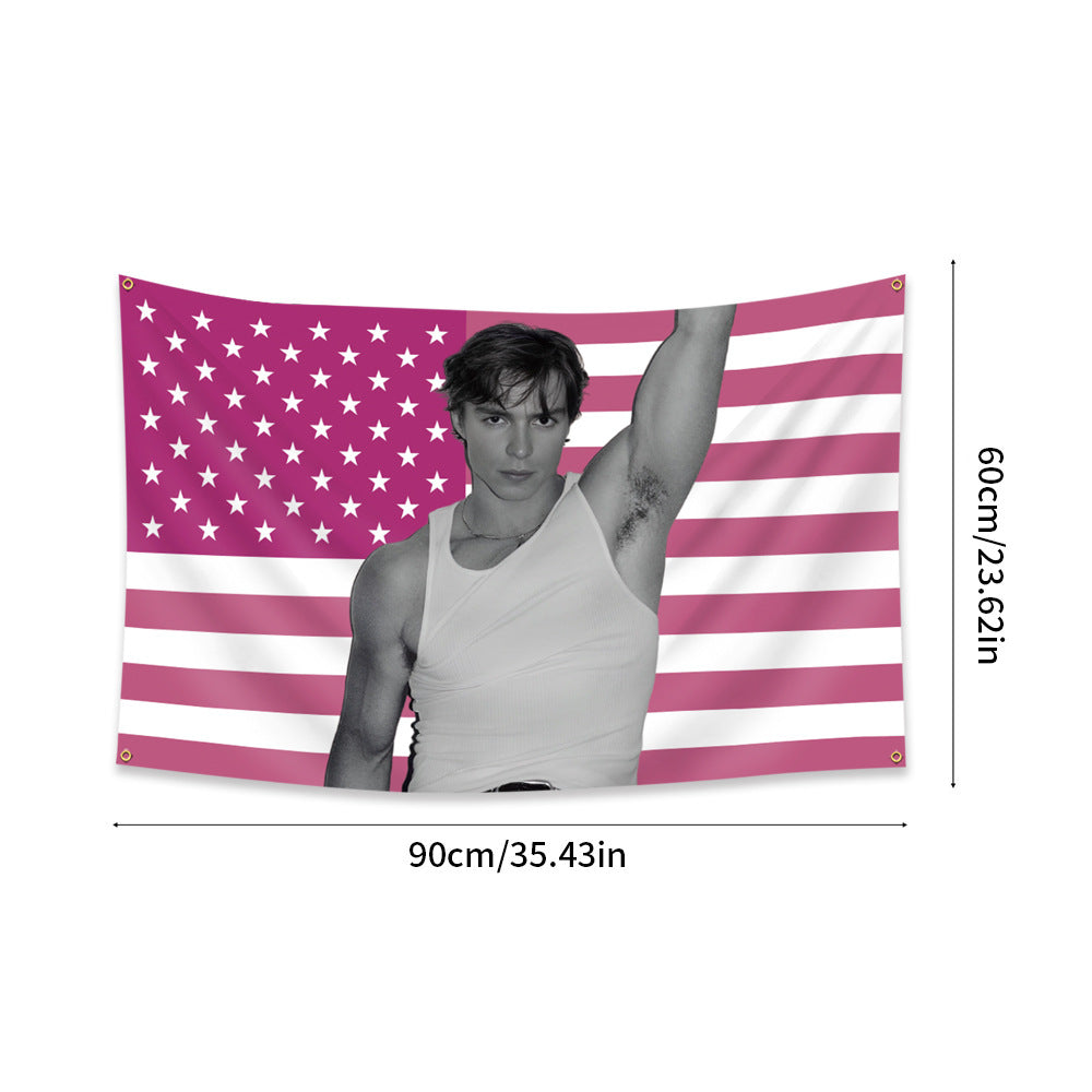Nicholas Alexander Chavez Tapestry Flag