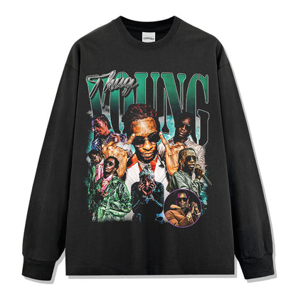 Young Thug Green Montage Sweatshirt