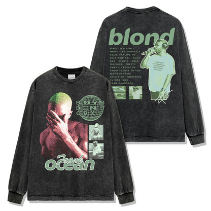 Frank Ocean Blond Album Green Montage Sweatshirt