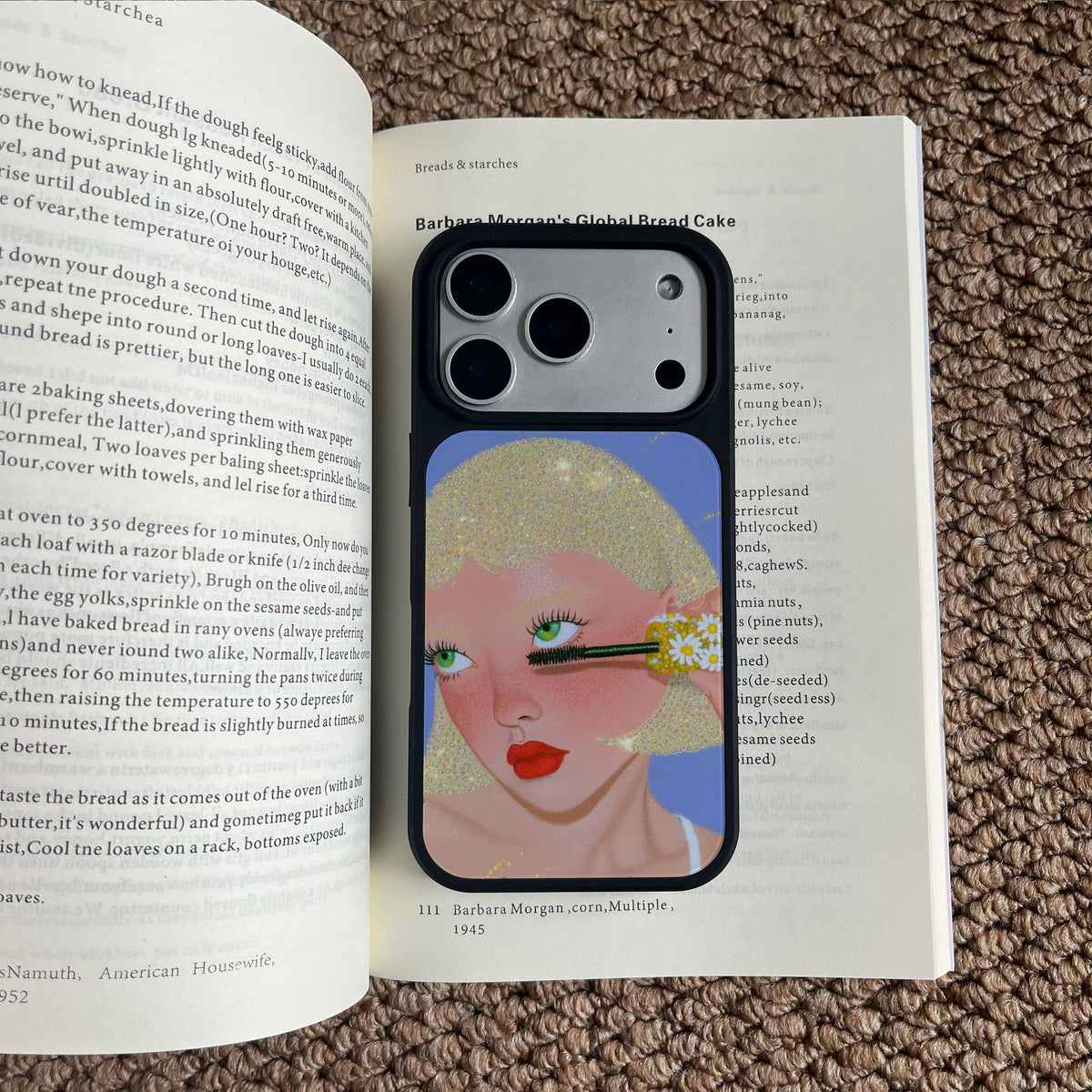 Oil Painting Makeup Girl iPhone Case