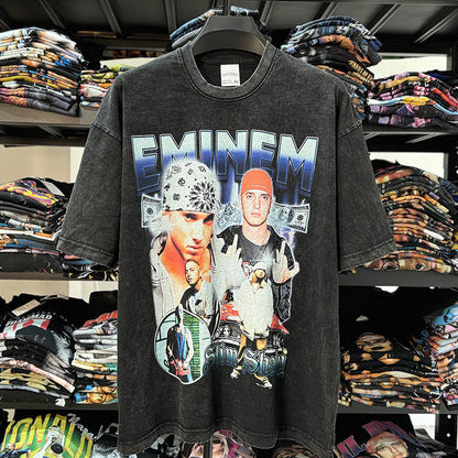 Eminem Slim Shady Blue Montage T-shirt