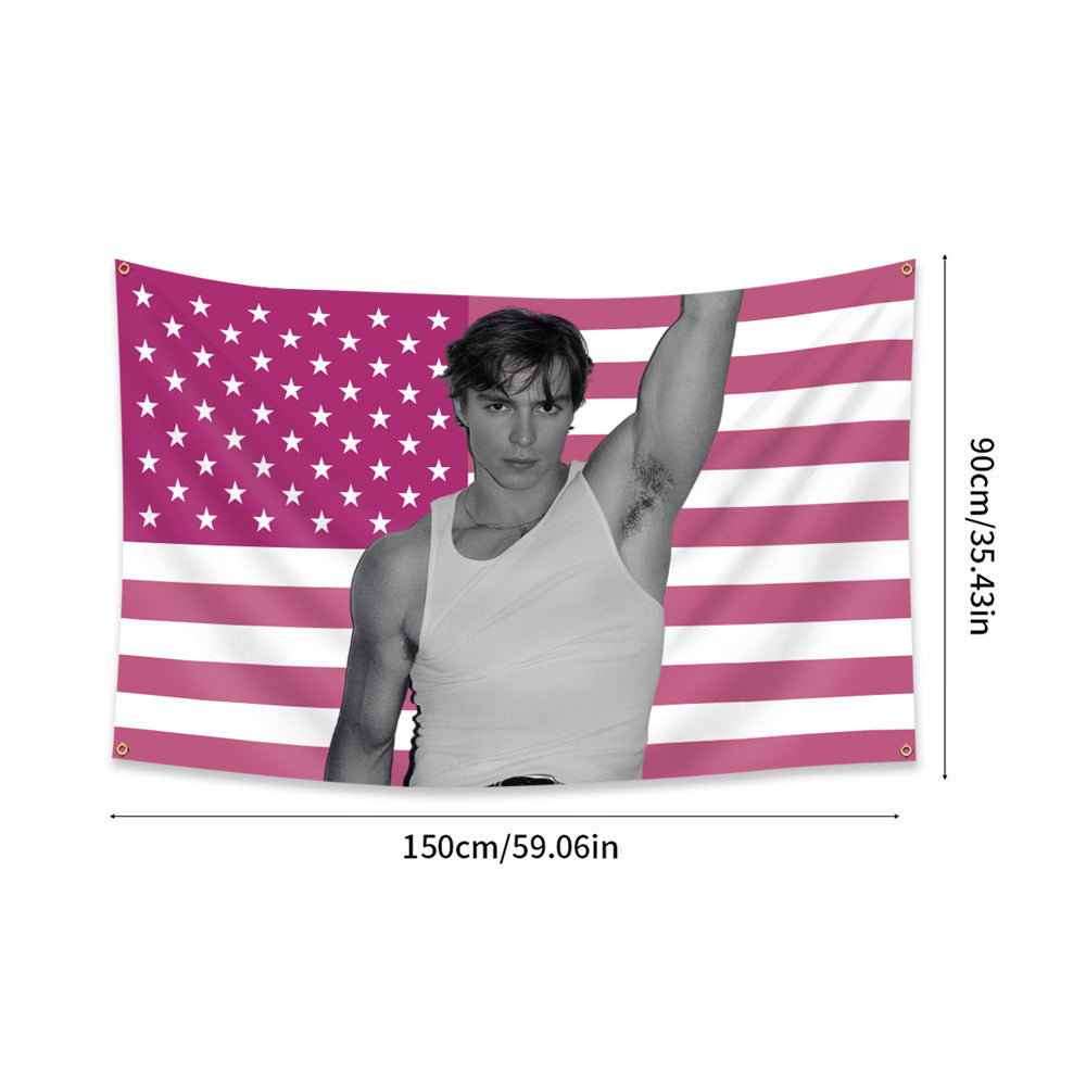 Nicholas Alexander Chavez Tapestry Flag
