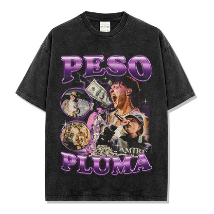 Peso Pluma Purple Montage T-shirt