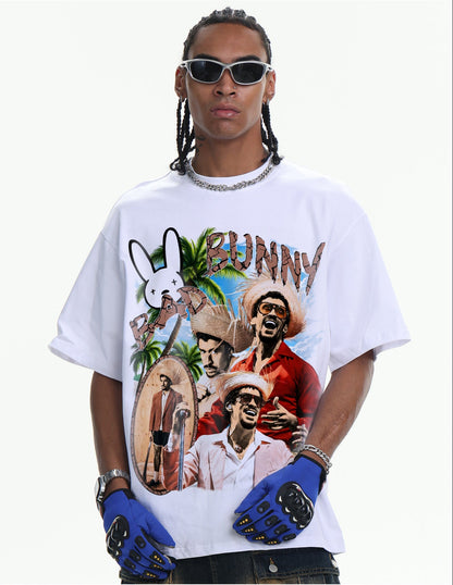 Bad Bunny Collage T-Shirt