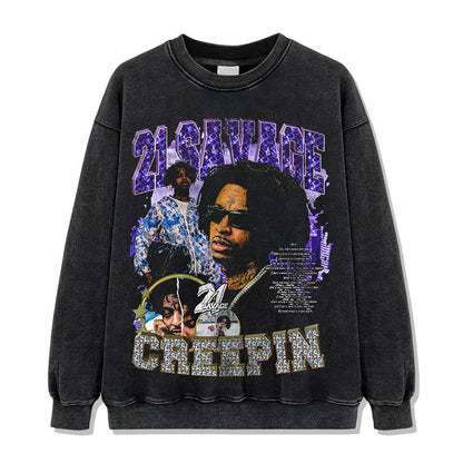 21 Savage Montage Creepin Sweatshirt