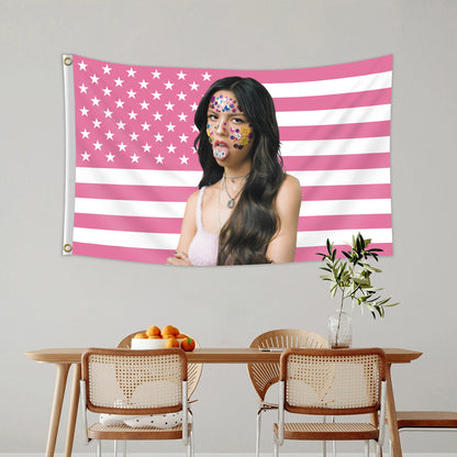 Olivia Rodrigo SOUR Tapestry Flag