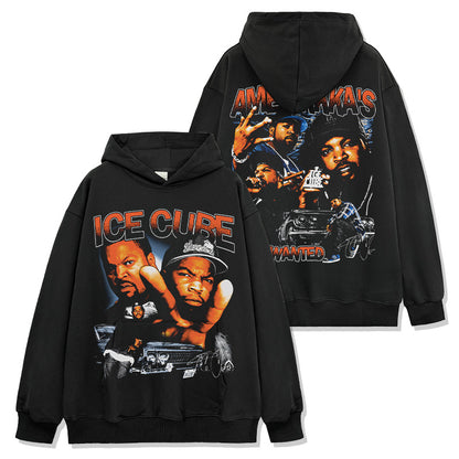 Ice Cube Double-sided Montage Hoodie