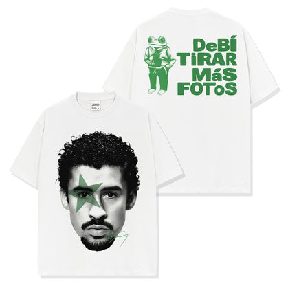 Bad Bunny DeBÍ TiRAR MáS FOToS Green Design T-shirt / Hoodie / Sweatshirt