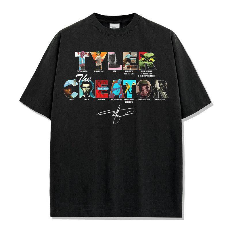 Tyler the Creator Albums Letter Montage T-Shirt