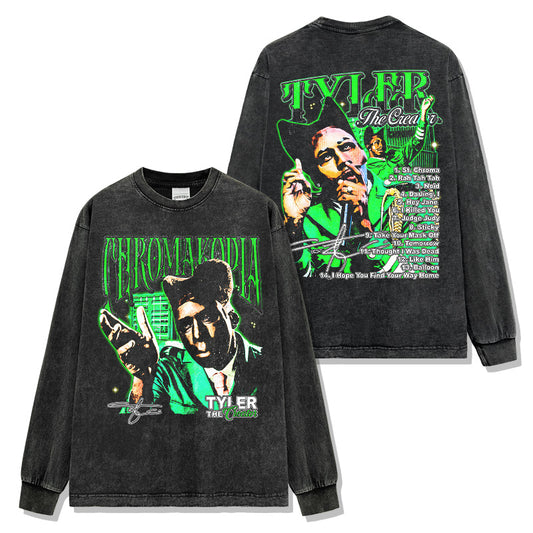 Tyler The Creator Green Chromakopia Sweatshirt