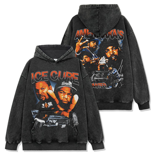 Ice Cube Double-sided Montage Hoodie