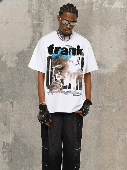 Frank Ocean Singing Retro Design T-Shirt