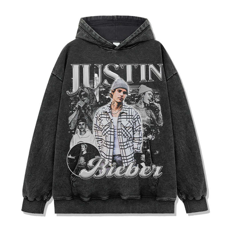 Retro Justin Bieber Montage Hoodie