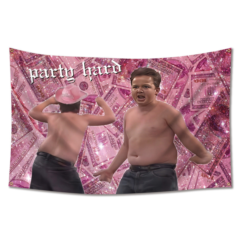 Noah Munck Party Hard Funny Tapestry