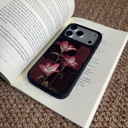 Lilies Midnight Garden iPhone Case