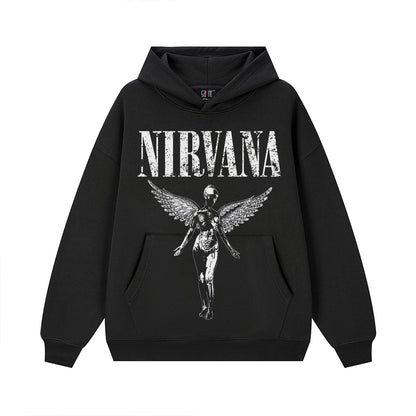 Nirvana Black and Grey - Hoodie & Sweatshirt