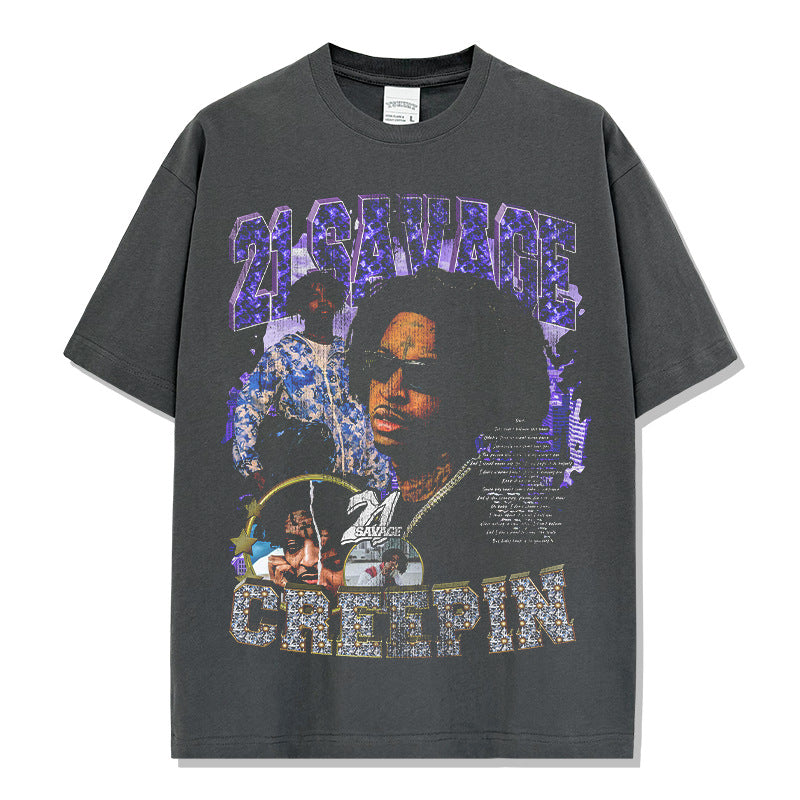 21 Savage Montage Creepin T-shirt