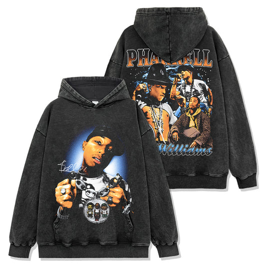 Pharrell Williams Double-sided Hoodie