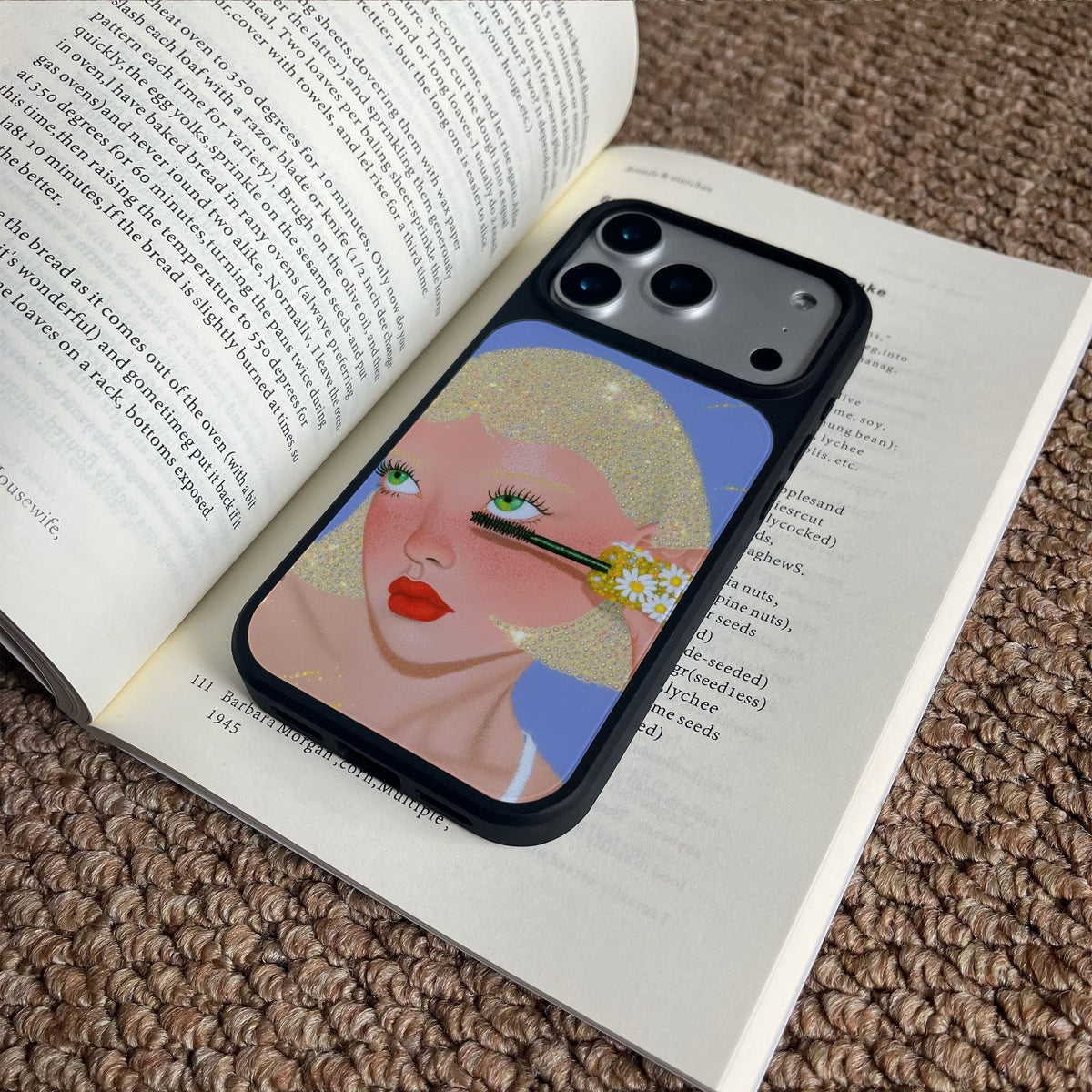 Oil Painting Makeup Girl iPhone Case