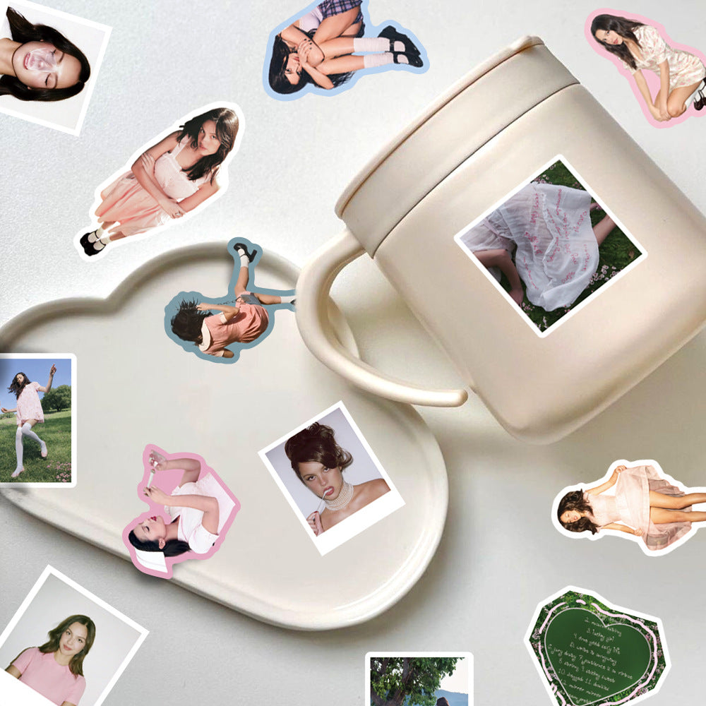 50 Olivia Rodrigo Waterproof Stickers