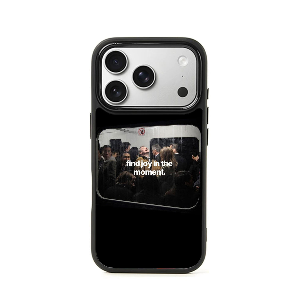 Find joy in the moment iPhone Case