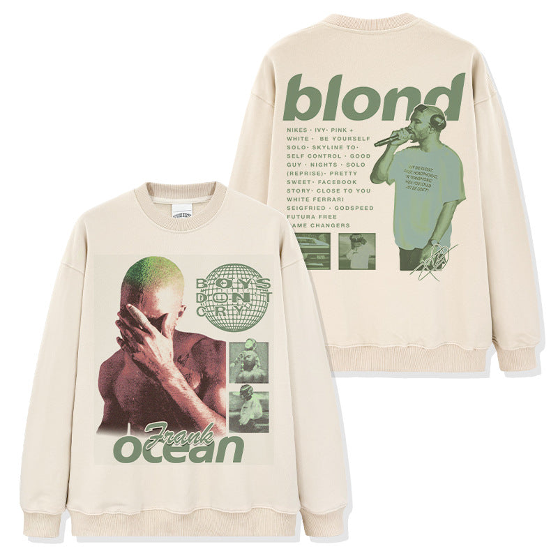 Frank Ocean Blond Album Green Montage Sweatshirt