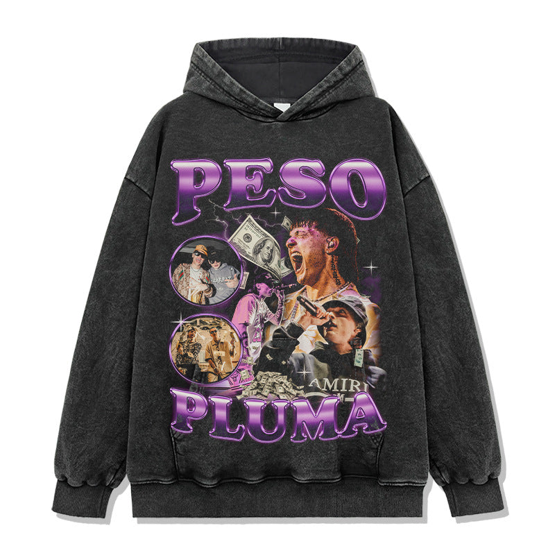 Peso Pluma Purple Montage Hoodie