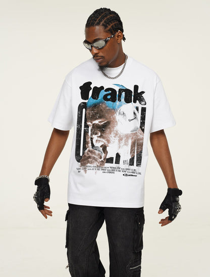 Frank Ocean Singing Retro Design T-Shirt