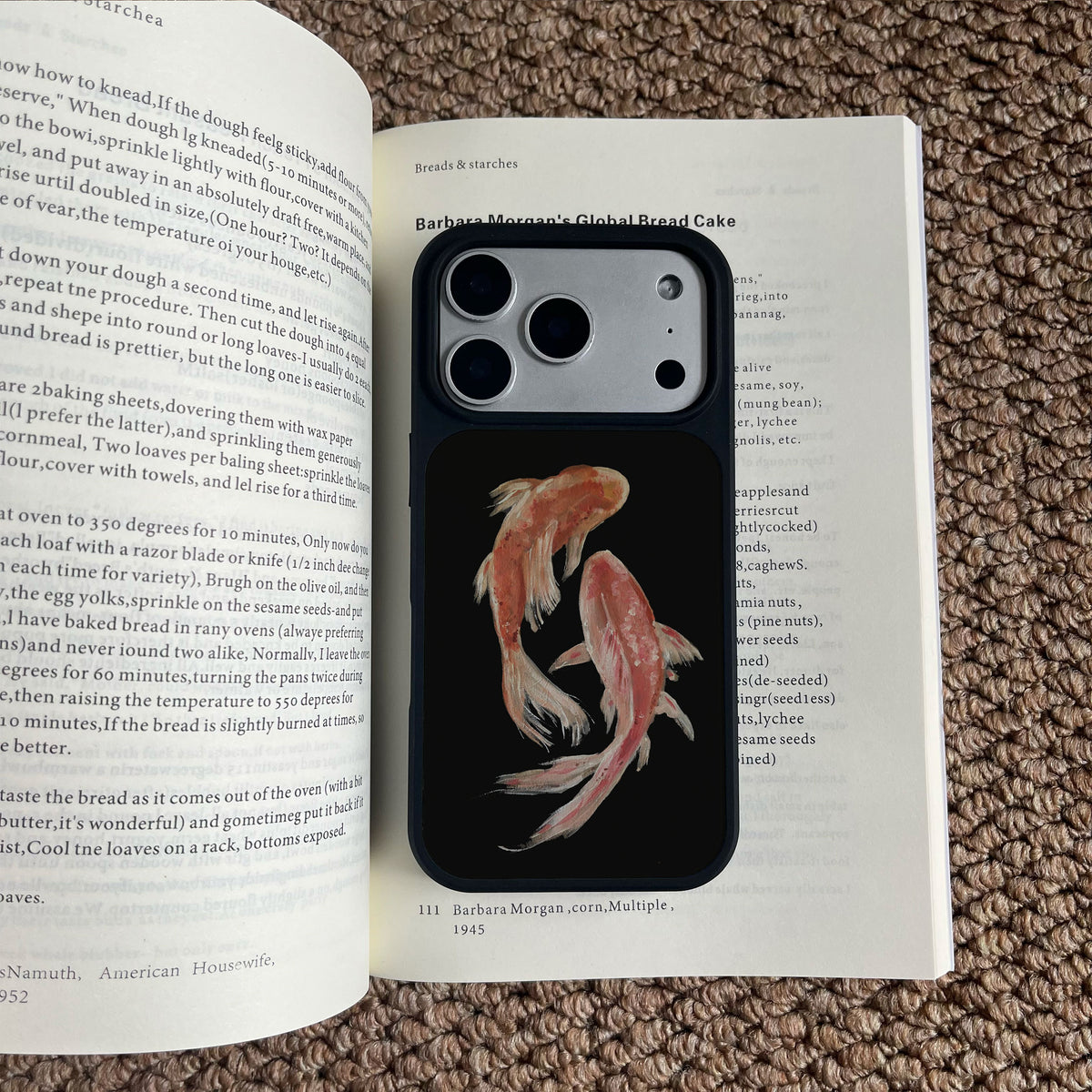 Double Koi Fishes iPhone Case