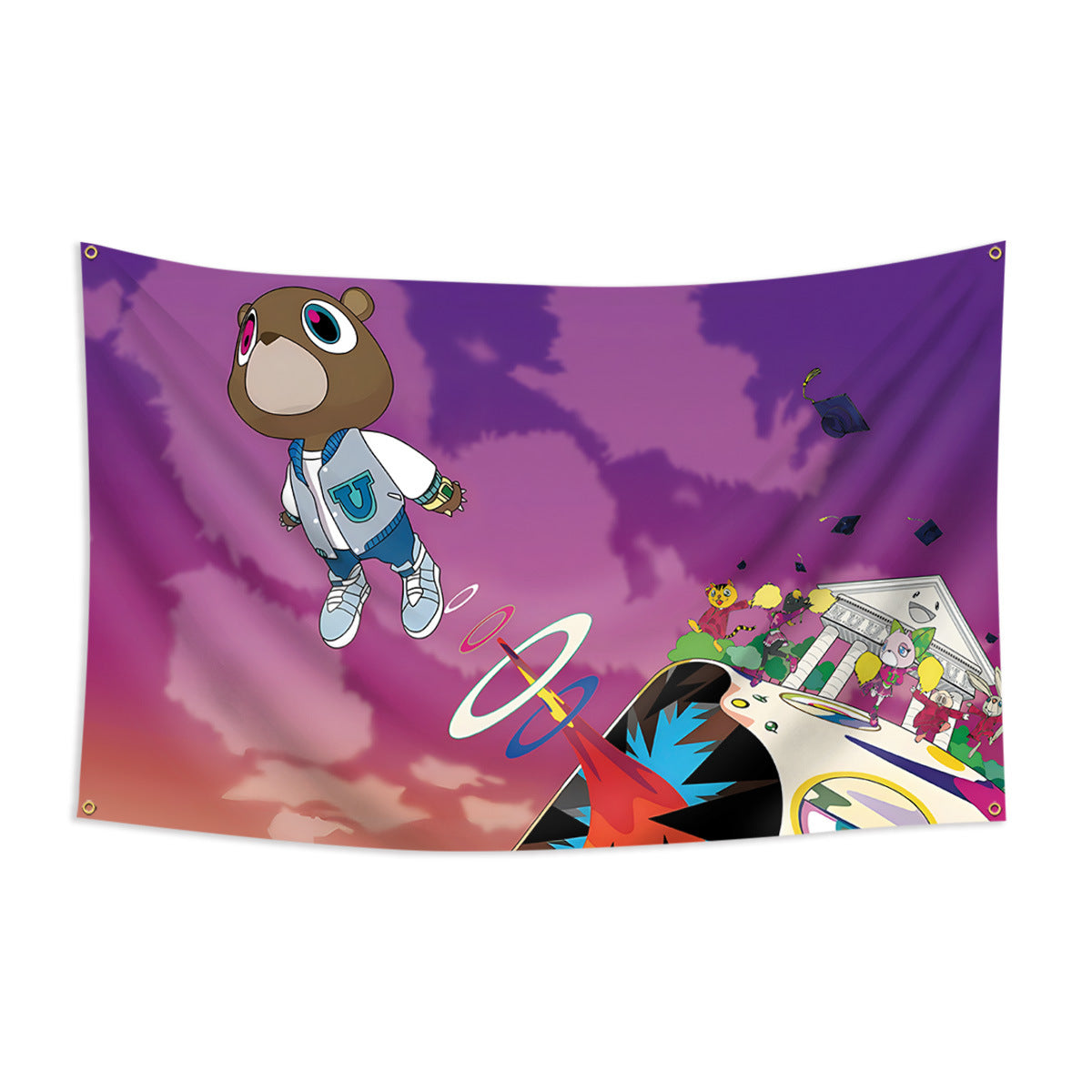 Kanye West Graduation Album Cover Tapestry