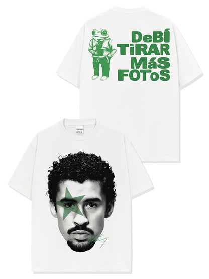 Bad Bunny DeBÍ TiRAR MáS FOToS Green Design T-shirt / Hoodie / Sweatshirt