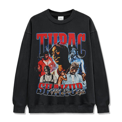 Tupac Shakur Red Montage Sweatshirt