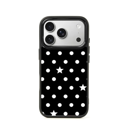Polka Dot Stars iPhone Case