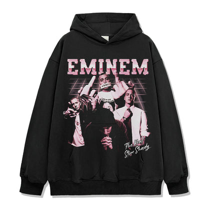 Pink Eminem Montage Hoodie