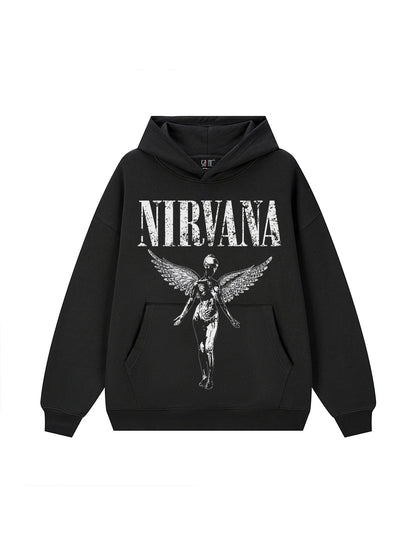 Nirvana Black and Grey - Hoodie & Sweatshirt