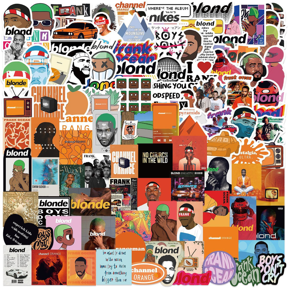 105 Frank Ocean Waterproof Stickers