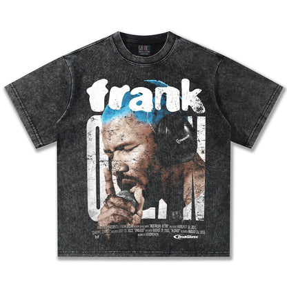 Frank Ocean Singing Retro Design T-Shirt