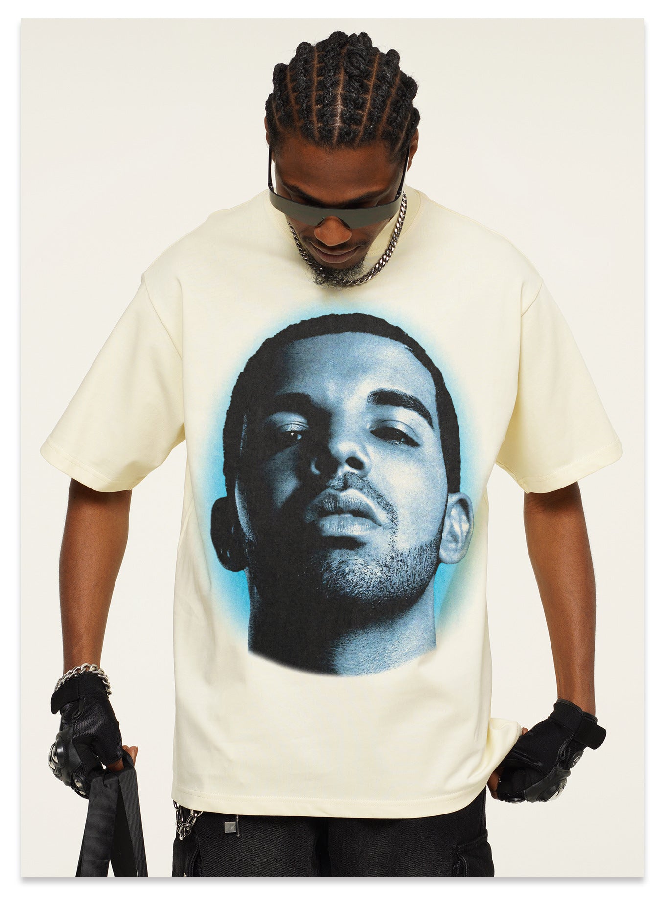 Drake Head T-Shirt Blue Design