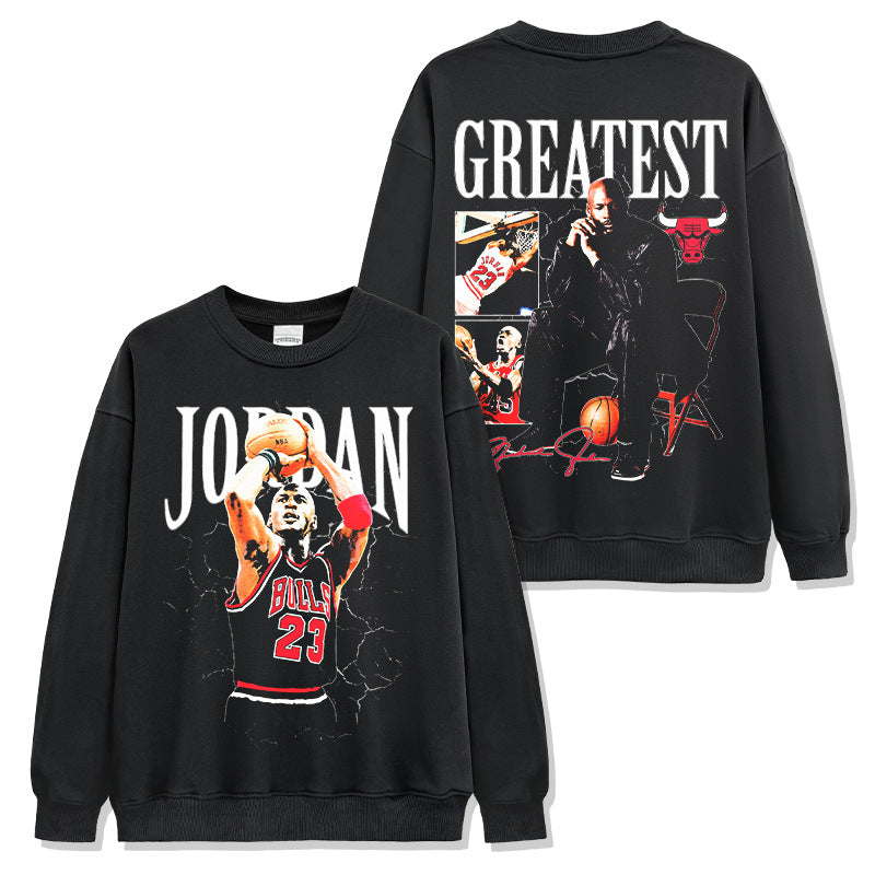 Michael Jordan MJ Basketball Sweatshirt